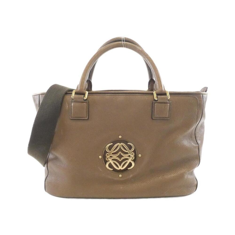Loewe MAIA handbag prominent Anagram logo White